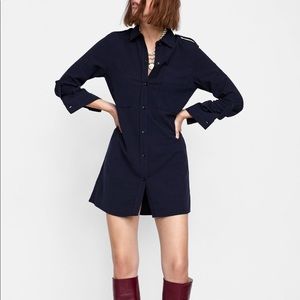 Blue dress with pockets